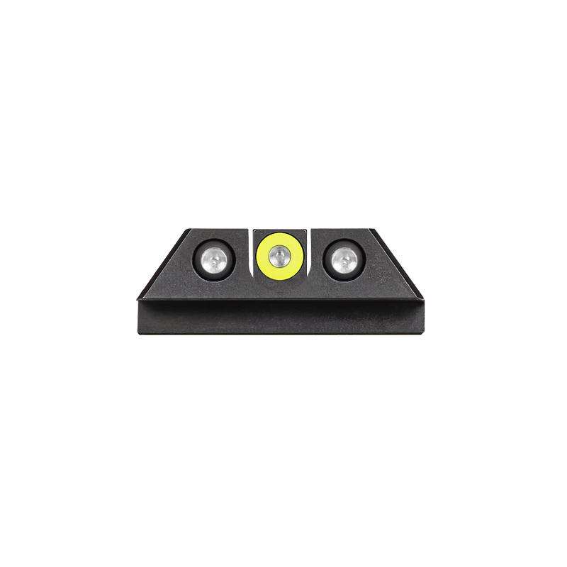 Sights Lasers Night Fision LLC Ready Series Night Fision Night Sight Set for Glock 42/43/43X - Yellow Front Ring